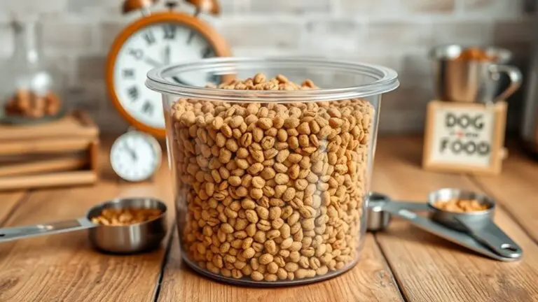 dog food storage duration