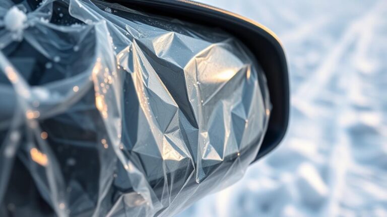 plastic bag car mirror safety