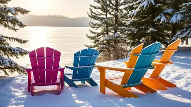 plastic chairs winter durability