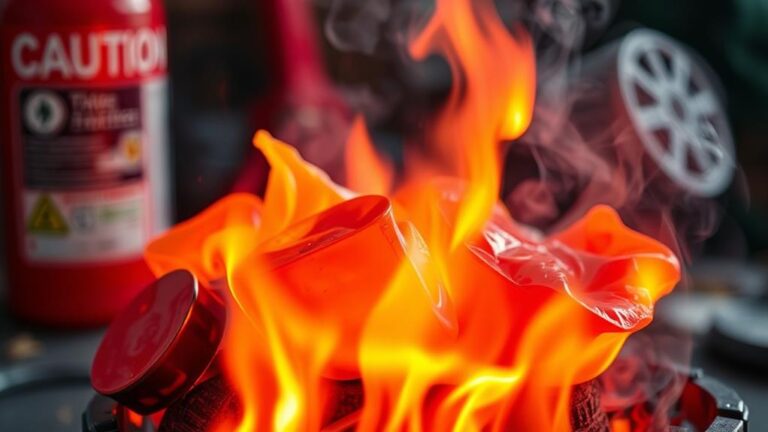 plastic fire safety facts