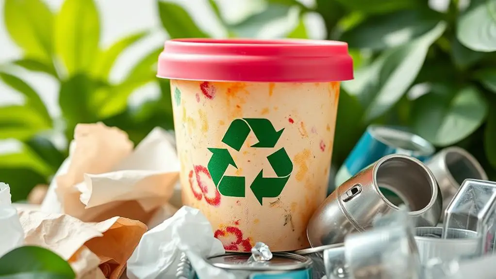 plastic ice cream containers recyclable