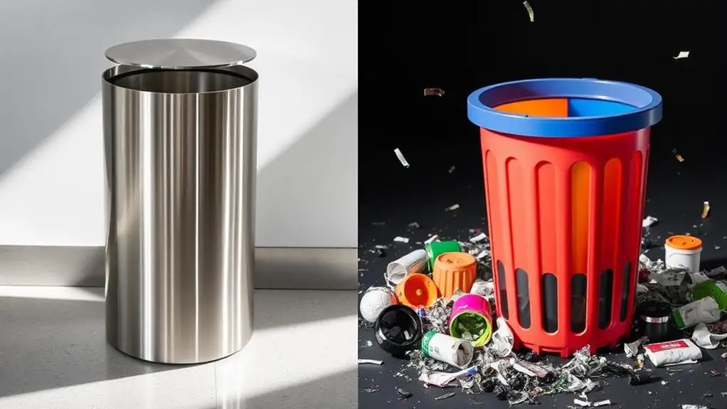 plastic versus stainless steel