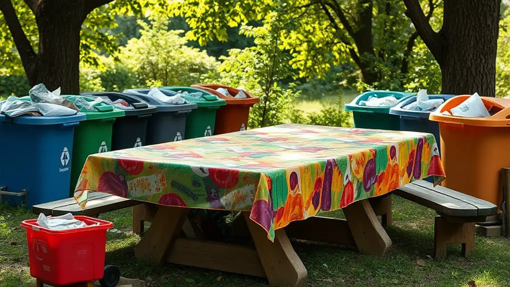 recycling plastic tablecloths possible