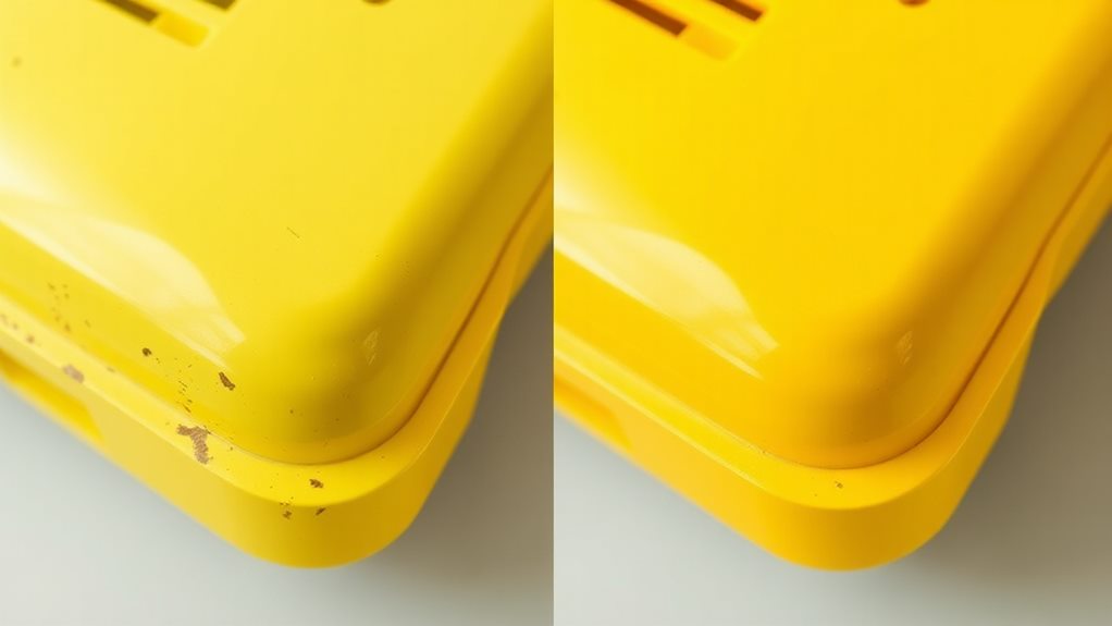 restoring yellowed plastic guide