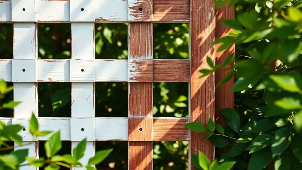 staining plastic lattice possible