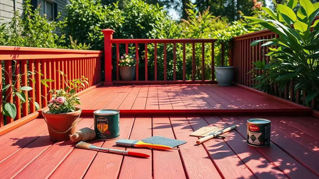 tips for painting plastic decking