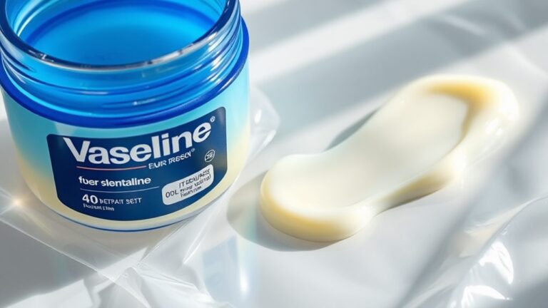 vaseline s effectiveness on plastic