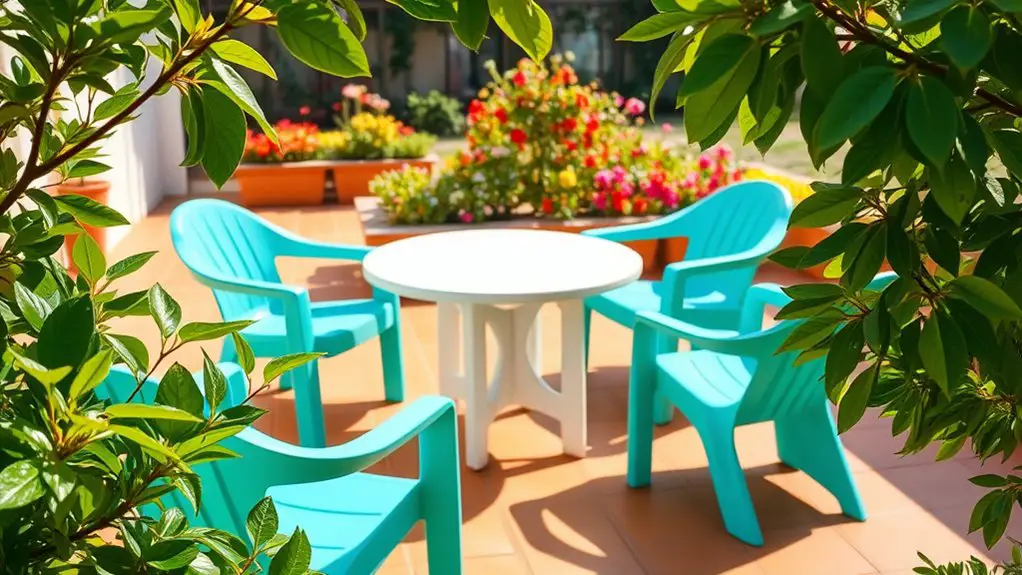 plastic furniture for outdoors