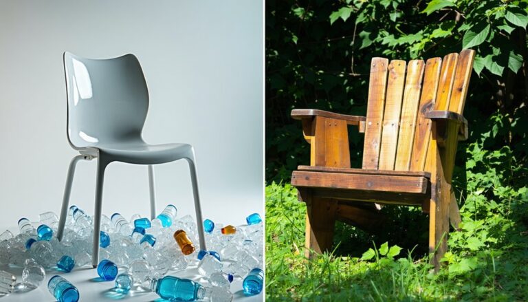 plastic versus wood furniture