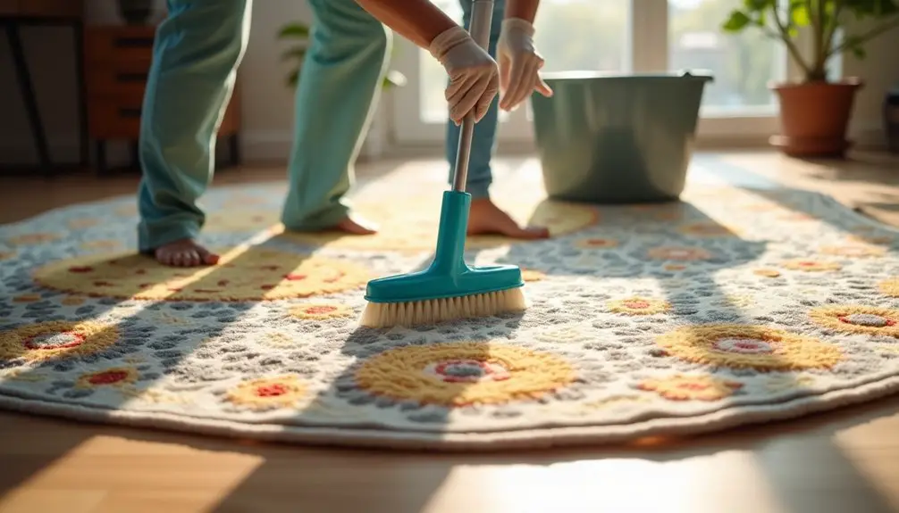 polypropylene rug cleaning instructions