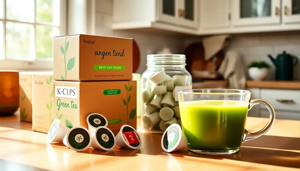 plastic free green tea k cups