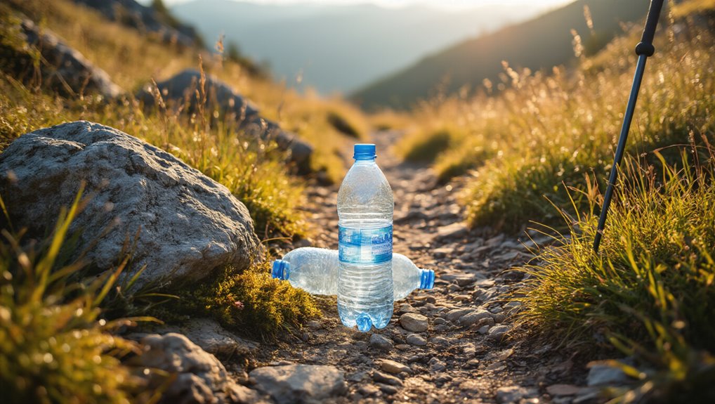 plastic cleanup during hikes