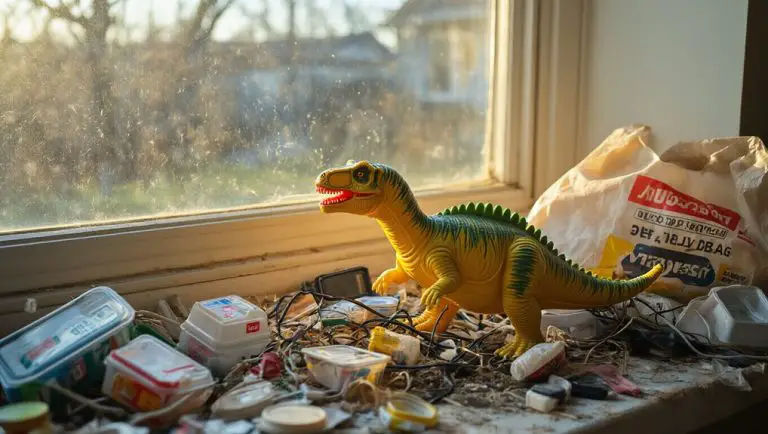 plastic waste in homes